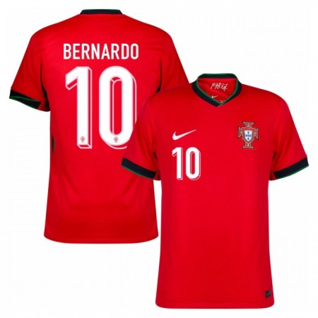 Camisetas Portugal Bernardo 10 Primera Euro 2024 - Hombre Camisetas Portugal Bernardo 10 Primera Euro 2024 - Hombre